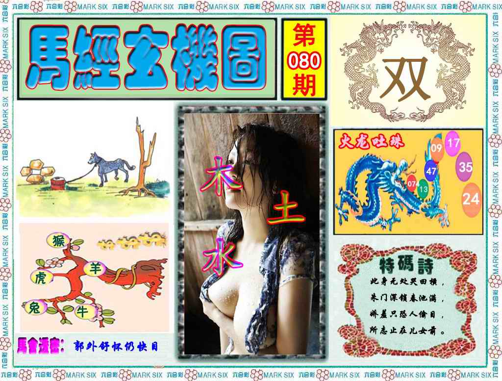 六合彩080期马经玄机图（荐）