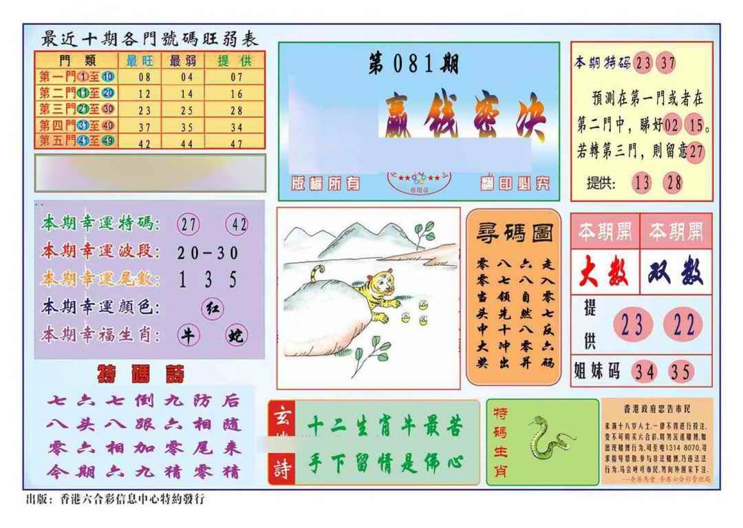 六合彩081期马经赢钱密决(新图推荐)