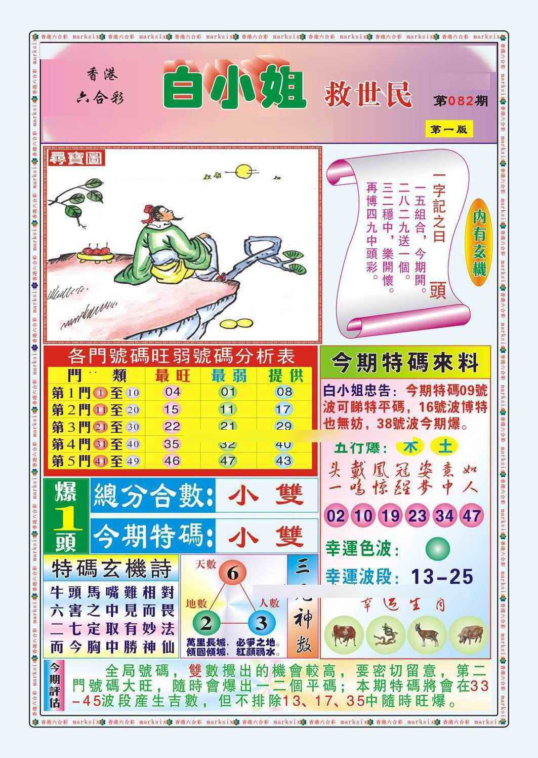 六合彩082期心经点码b（新图）