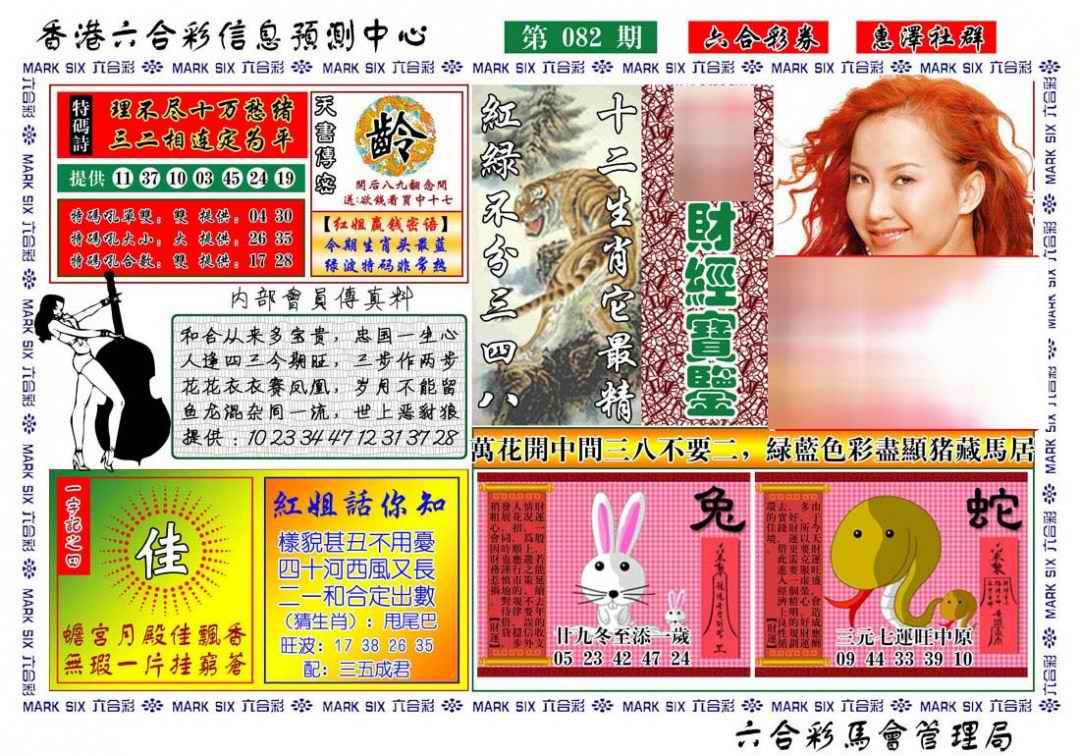 六合彩082期红姐财经宝鉴