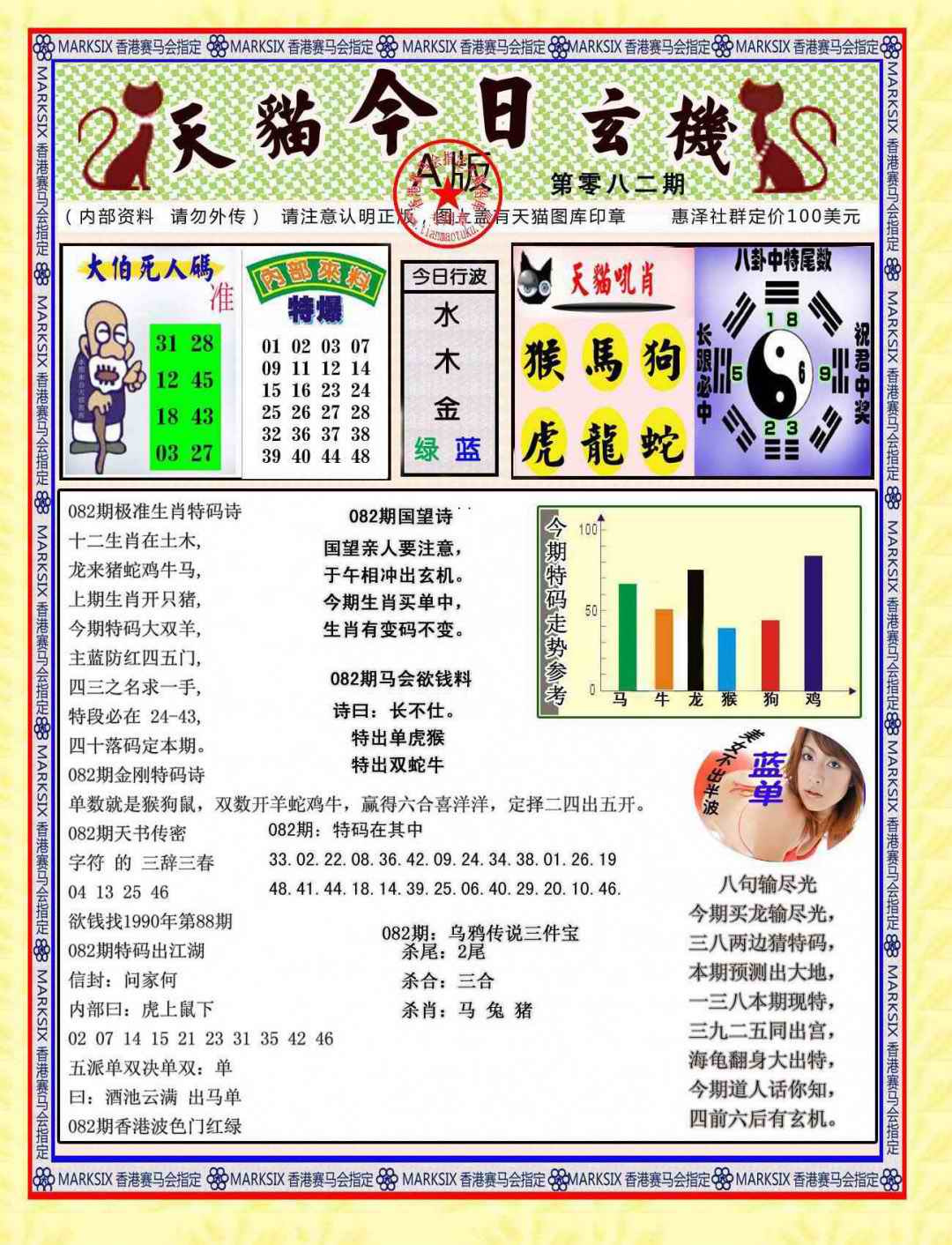 六合彩082期今日玄机图A