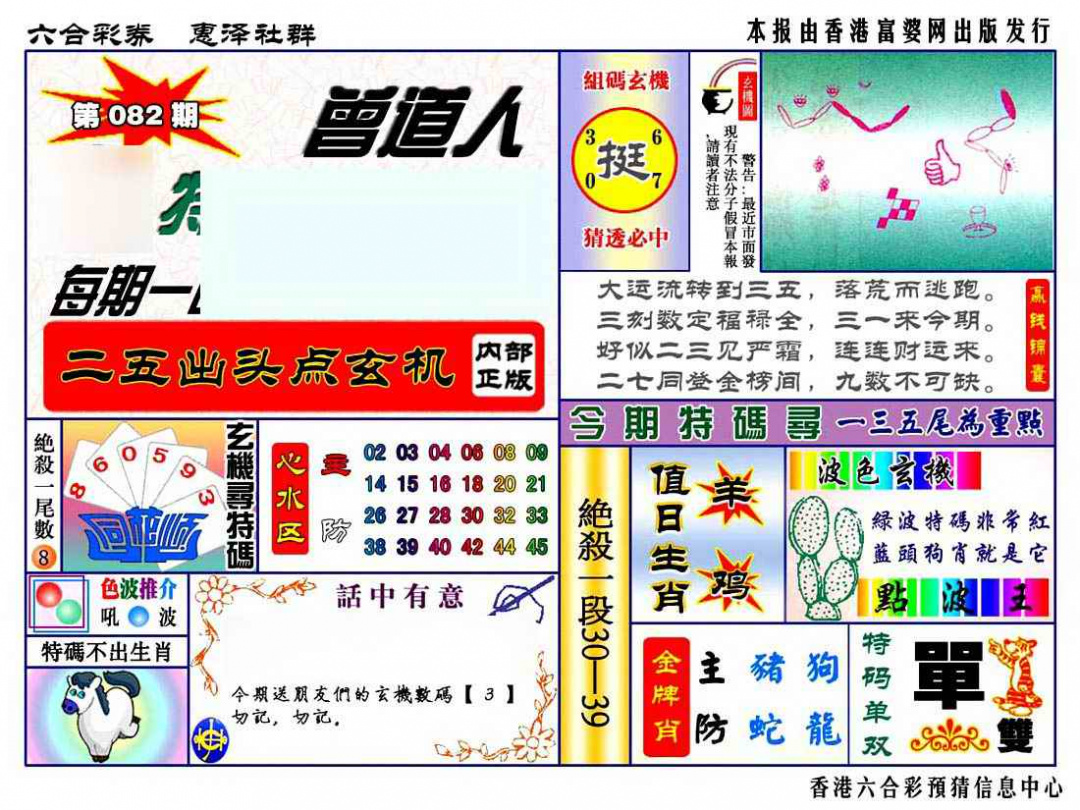 六合彩082期赠道人特马金手指