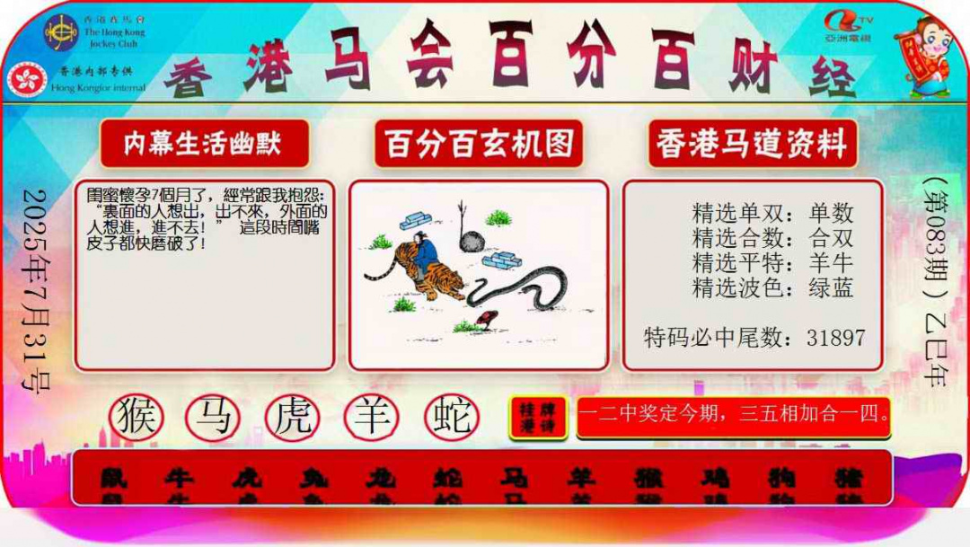 六合彩083期百分百财经
