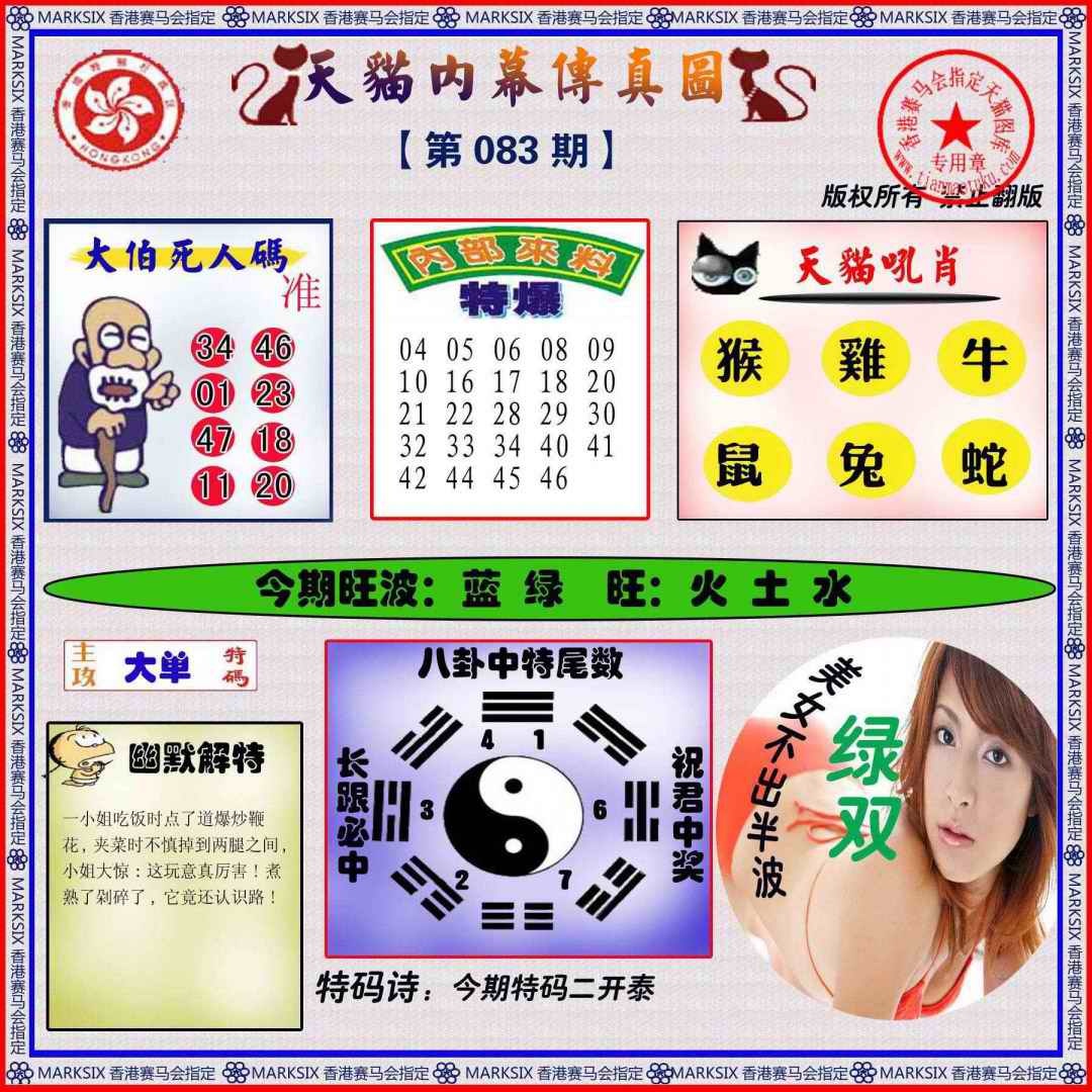 六合彩083期内幕传真图