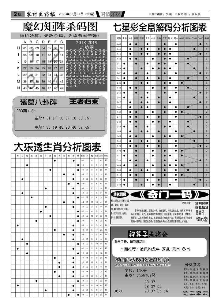 六合彩083期新粤彩(闲情好彩E)