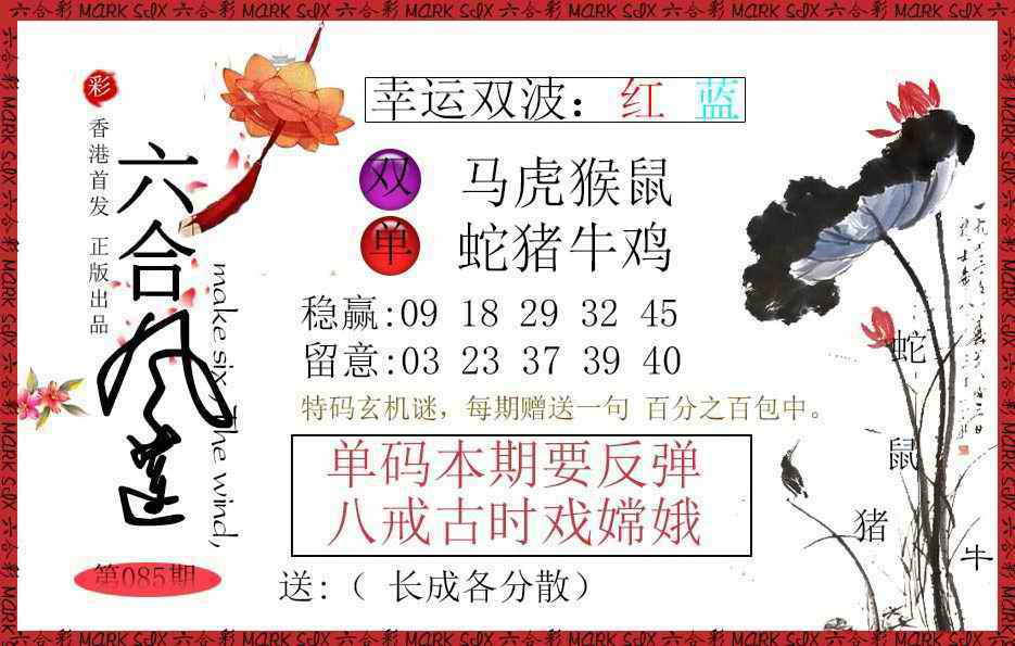 六合彩085期六合风莲