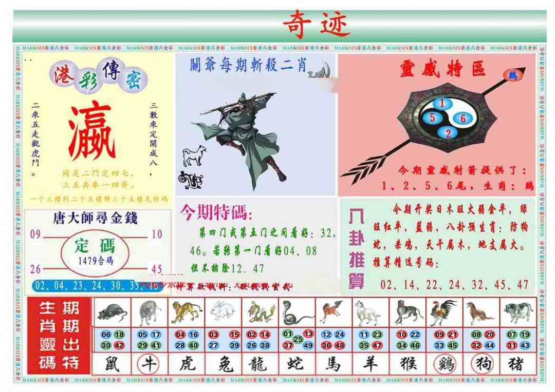 六合彩086期马经奇迹B(新图推荐)