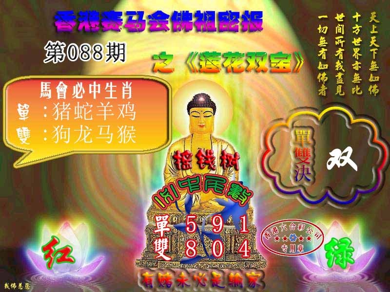 六合彩088期佛主密报-莲花双宝