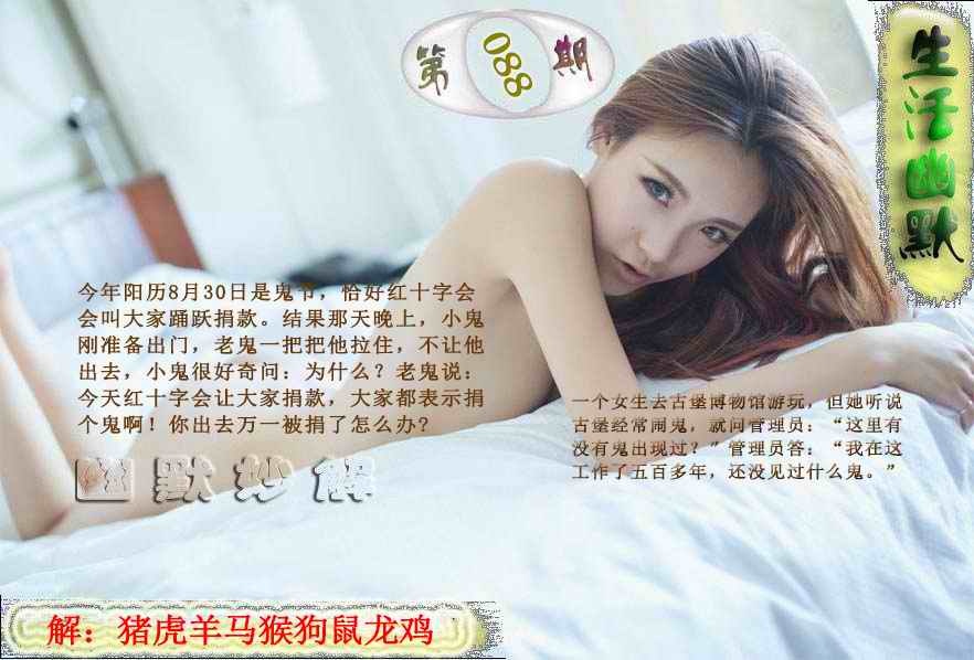 六合彩088期成人生活幽默
