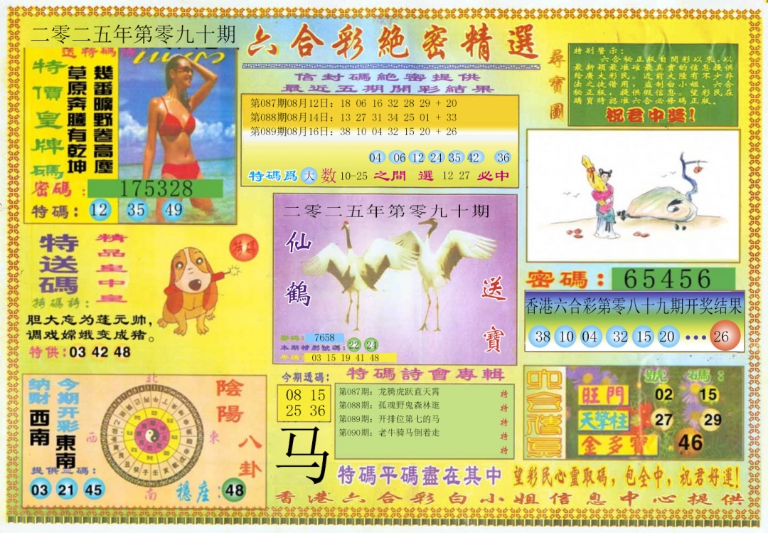六合彩090期绝密精选A