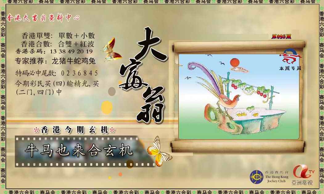 六合彩095期新大富翁