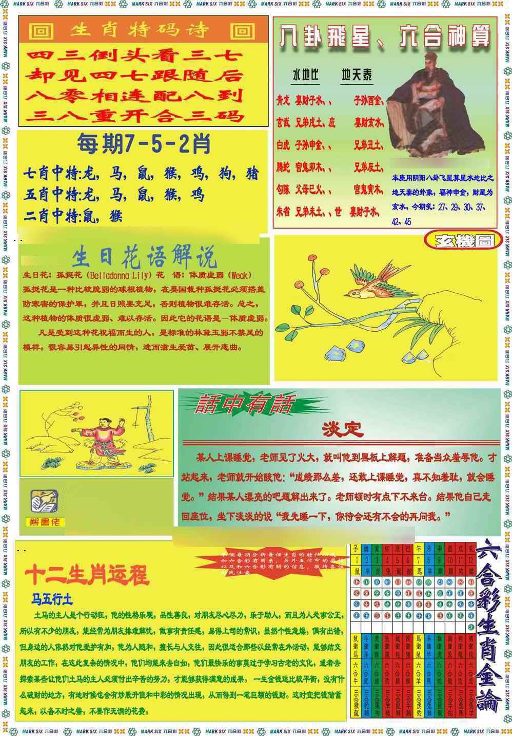 六合彩095期马经B(新图推荐)