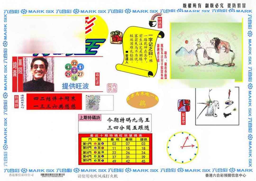 六合彩095期特码王(信封)