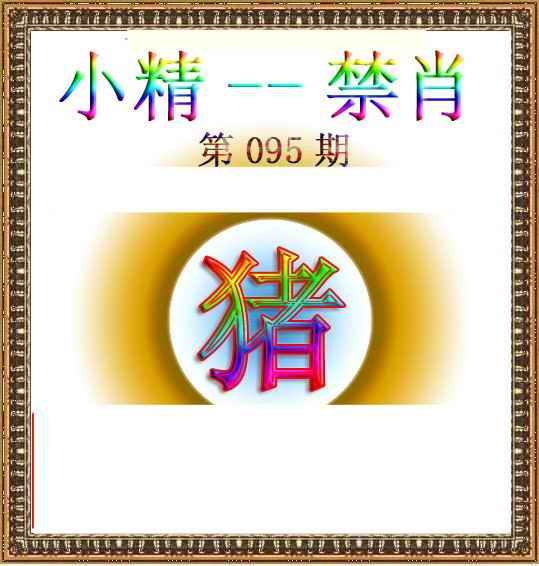 六合彩095期小精禁肖