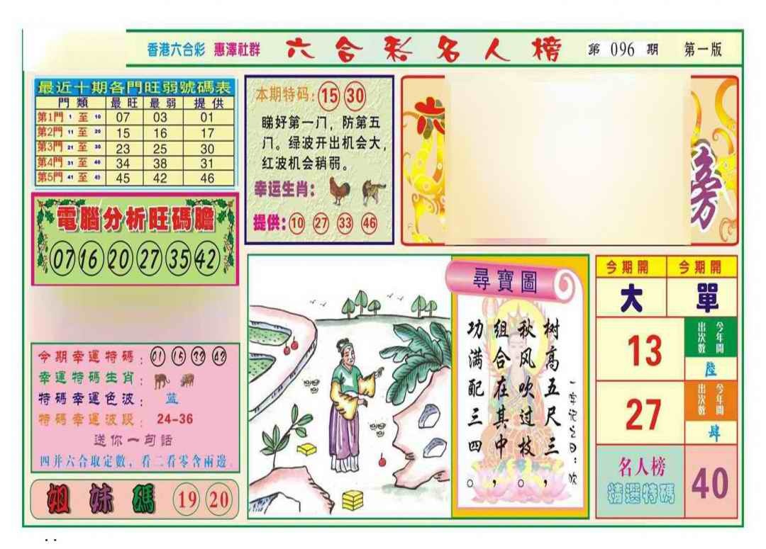 六合彩096期名人榜A(新图)