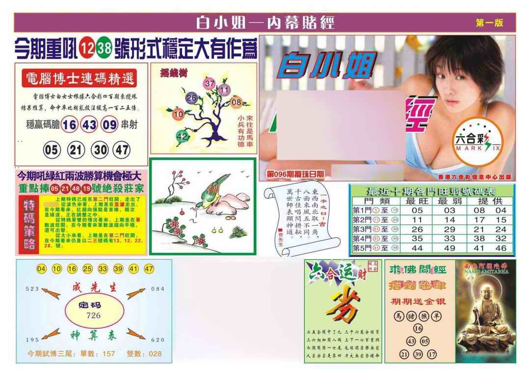 六合彩096期香港内幕赌经(新图)
