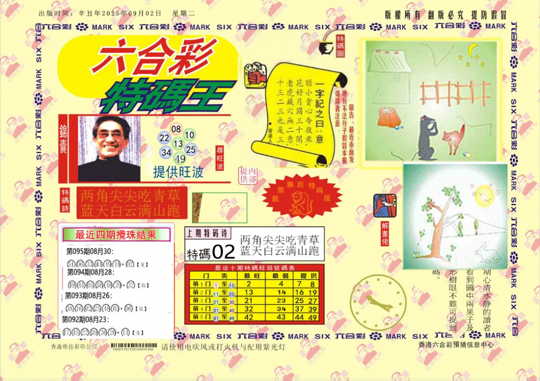 六合彩096期特码王