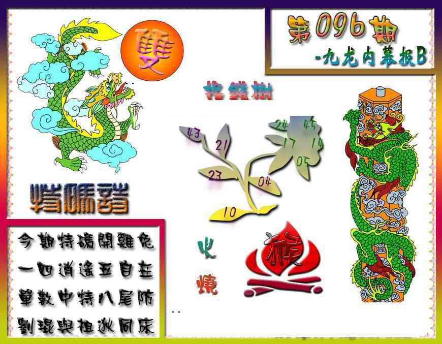六合彩096期九龙内幕特肖图a