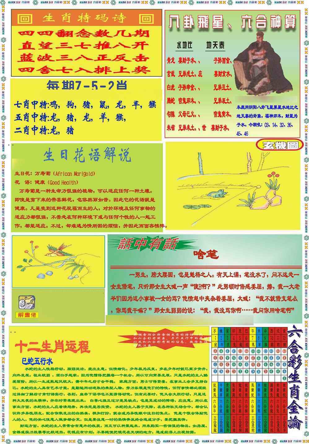 六合彩096期马经B(新图推荐)
