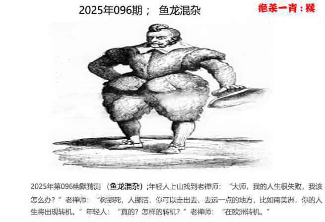 六合彩096期幽默猜测