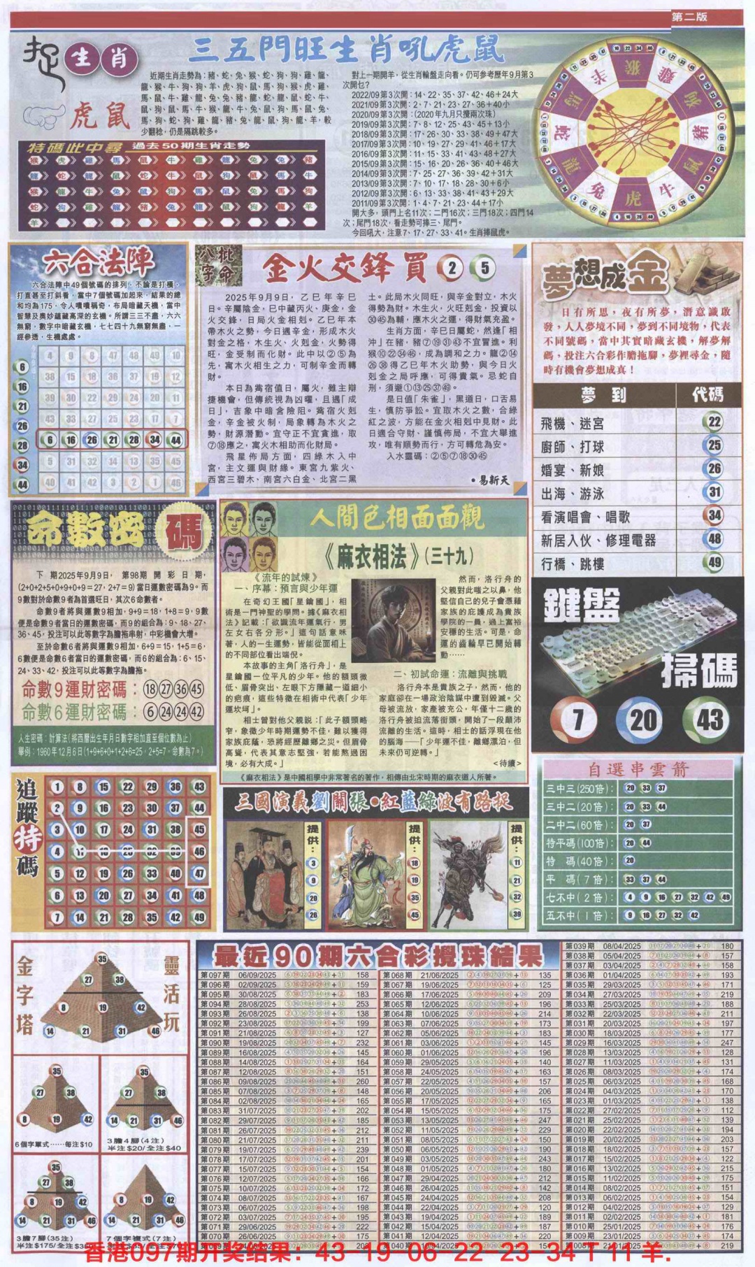 六合彩098期新报跑狗B