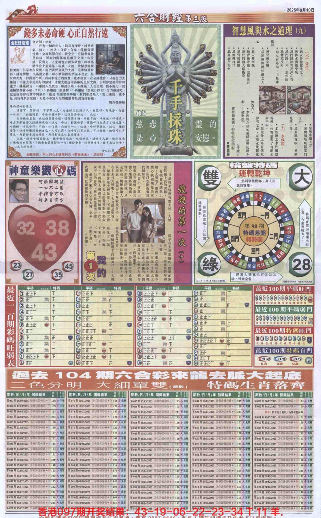 六合彩098期六合财经C加大版