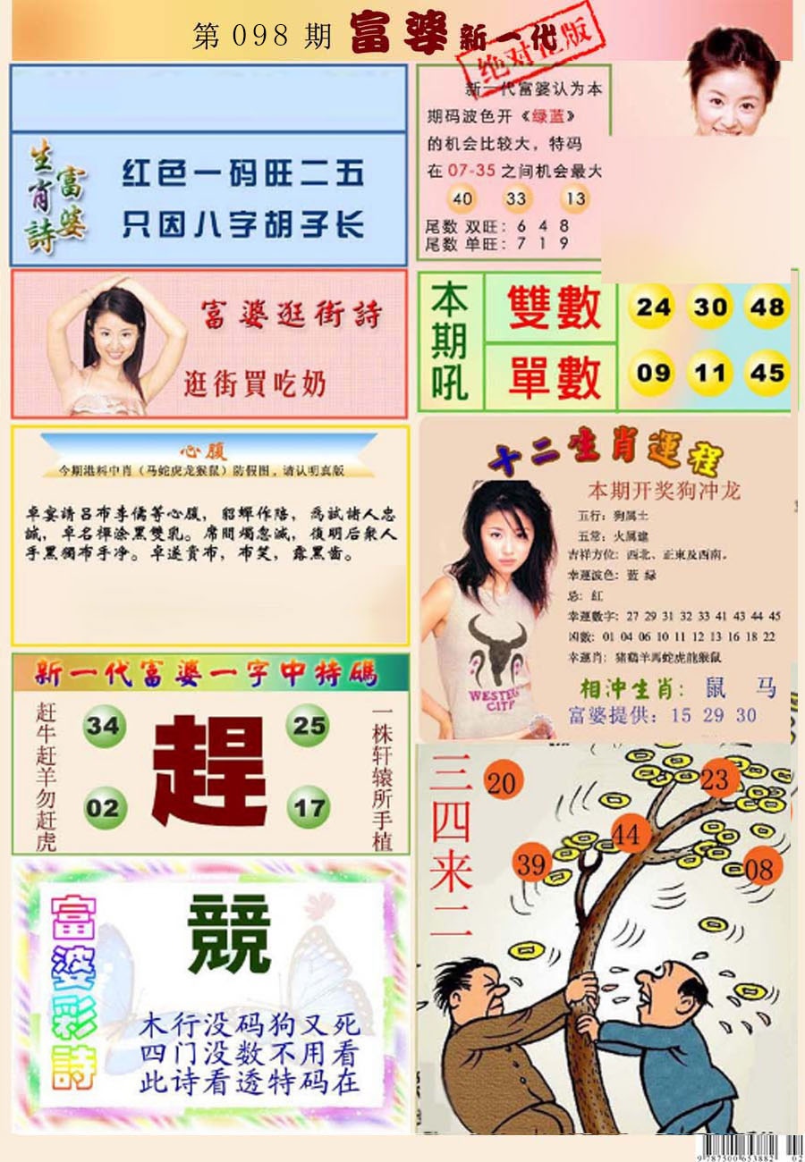 六合彩098期新一代富婆