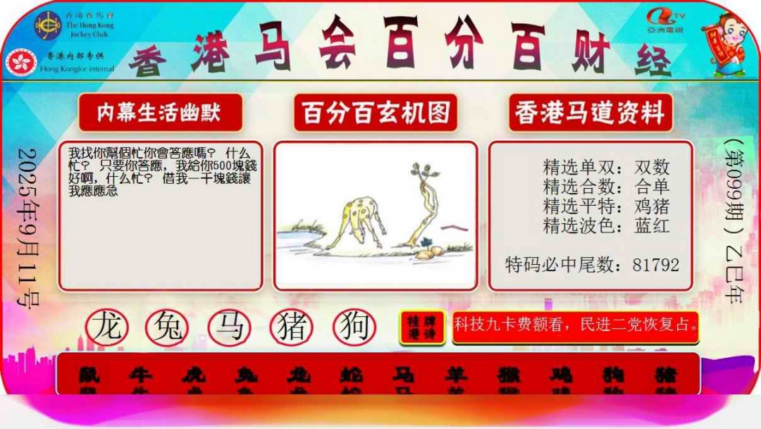 六合彩099期百分百财经