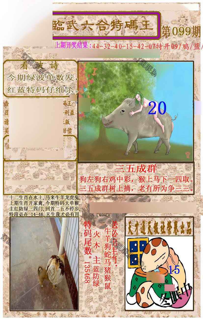六合彩099期临武六合特码王