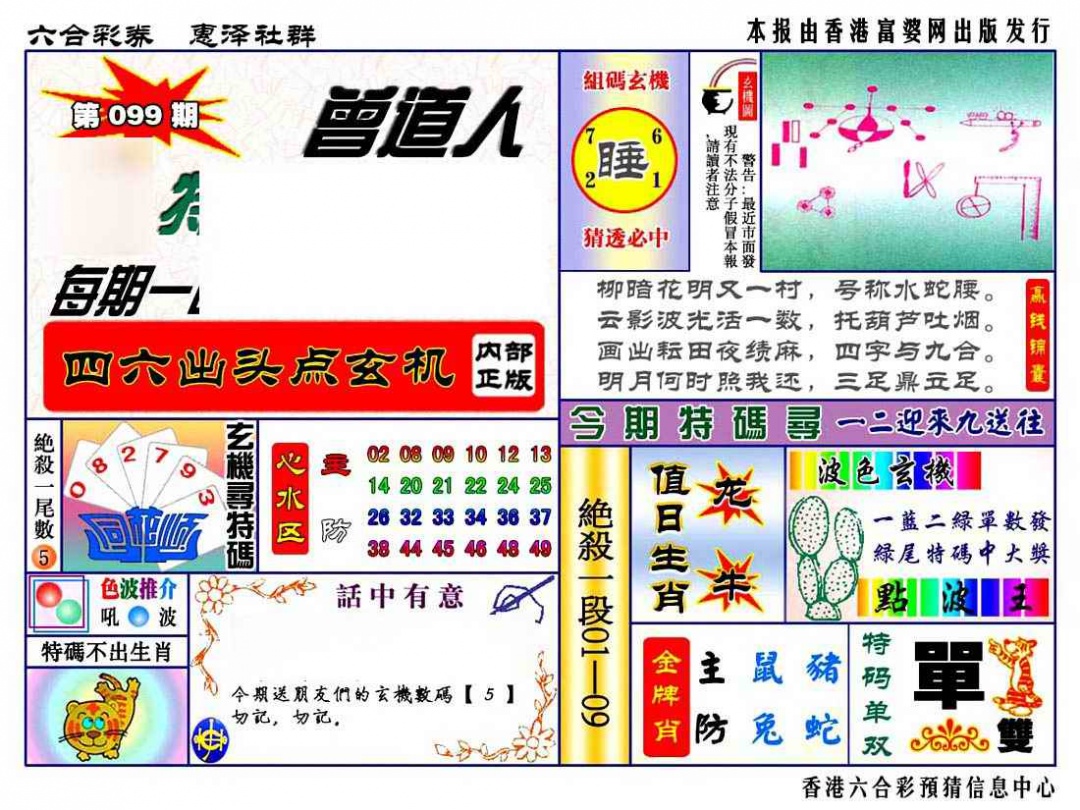 六合彩099期赠道人特马金手指